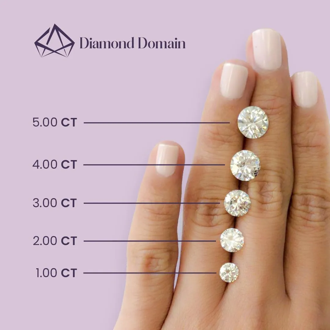 1-5 Carat 14K 18K Gold Platinum Round cut Pave Split Shank Lab Grown Diamond Ring, Engagement, Anniversary Wedding, IGI Certified Promise Rings for Women (1-5 Ct, F-G Color, VS1-VS2 Clarity)