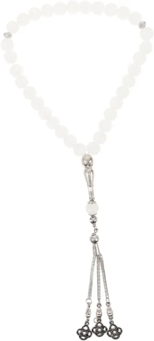 1 String Agate Bead Bracelet Tasbih Bracelet Handheld Prayer Beads Rosary Necklace Ornament