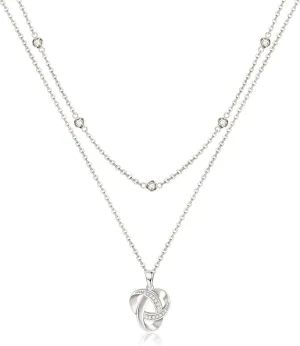ACECHA Diamond Necklaces for Women-Dainty 18K Gold Silver Plated Choker CZ Layered Pendant with Pearl Diamond Zircon Cross Trendy Minimalist Necklace Jewelry Gifts For Women