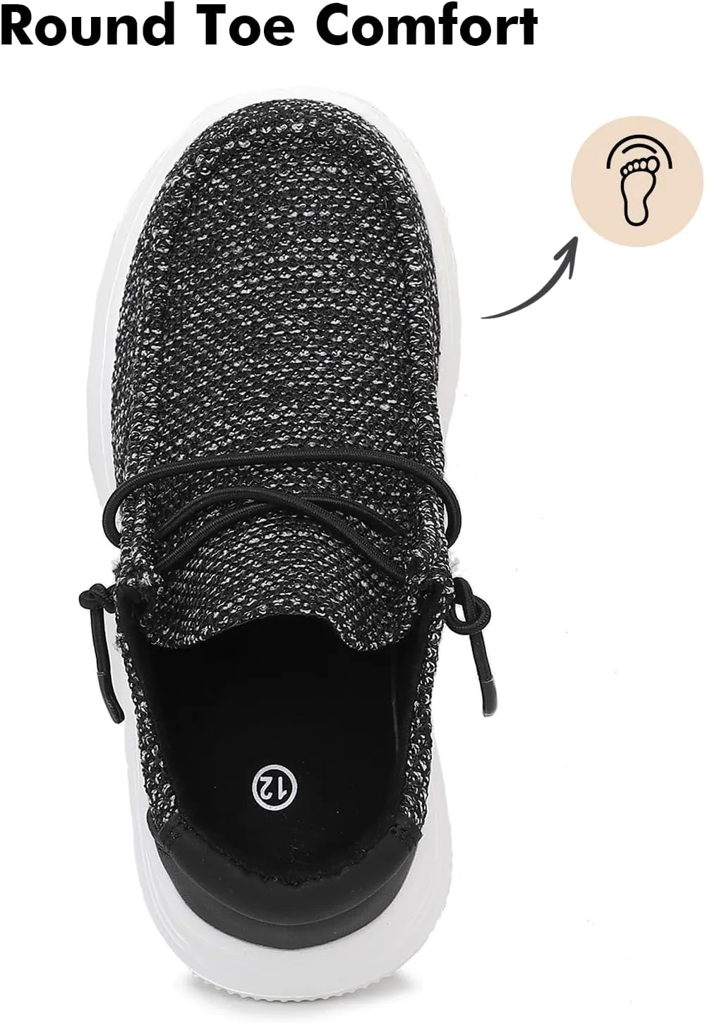 Ahannie Kids Slip On Loafers for Boys and Girls ??Casual Shoes Lightweight Breathable Dress Shoes for Toddler, Little Kid, Big Kid