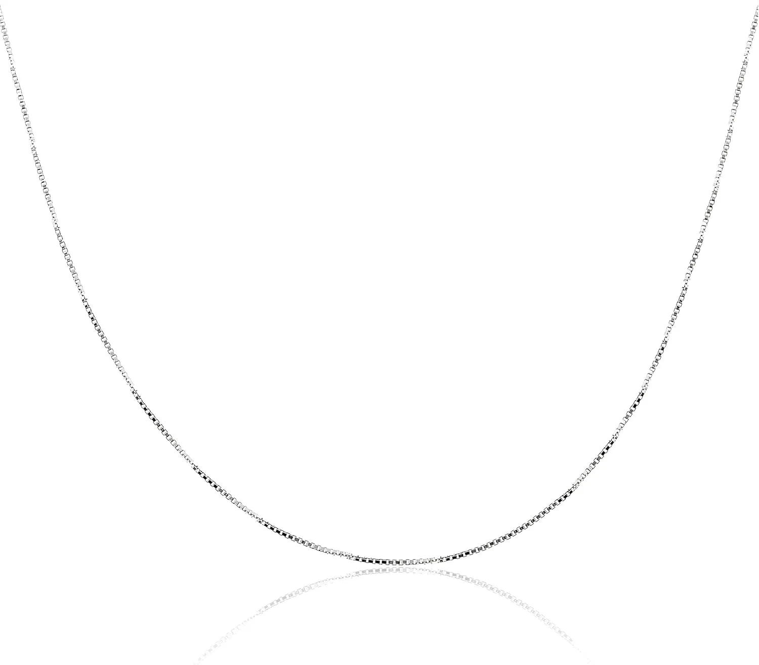 AJ's Collection Single Edge-Hammered Personalized Charm Necklace. Customize Sterling Silver Rectangular Pendant with Name and Birthstone. Includes a 925, Sterling Silver Chain. Makes Gifts for Her