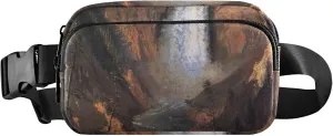 Albert Bierstadt Yellowstone Falls Fanny Pack for Women Hiking Everywhere Belt Bag Waterproof Waist Pouches for Men