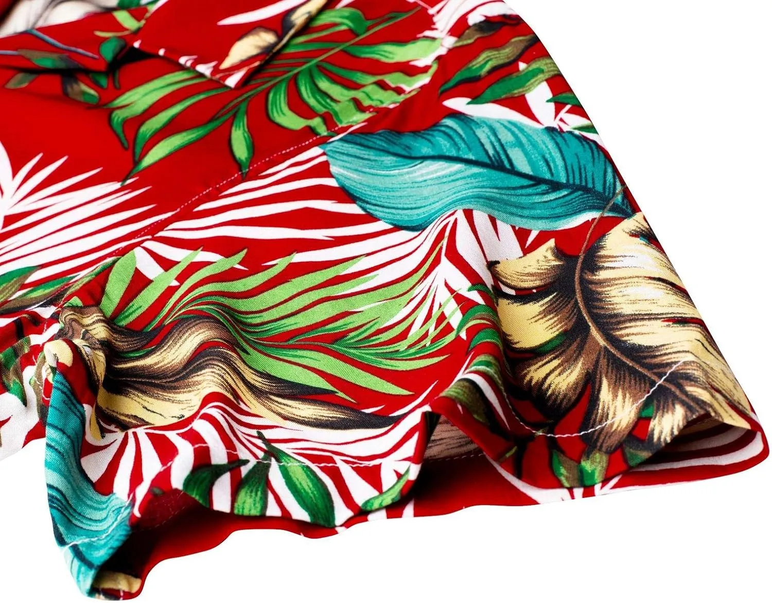 Alimens & Gentle Hawaiian Shirt for Men Summer Beach Casual Short Sleeve Button Down Shirts Printed Tropical Vacation Shirts