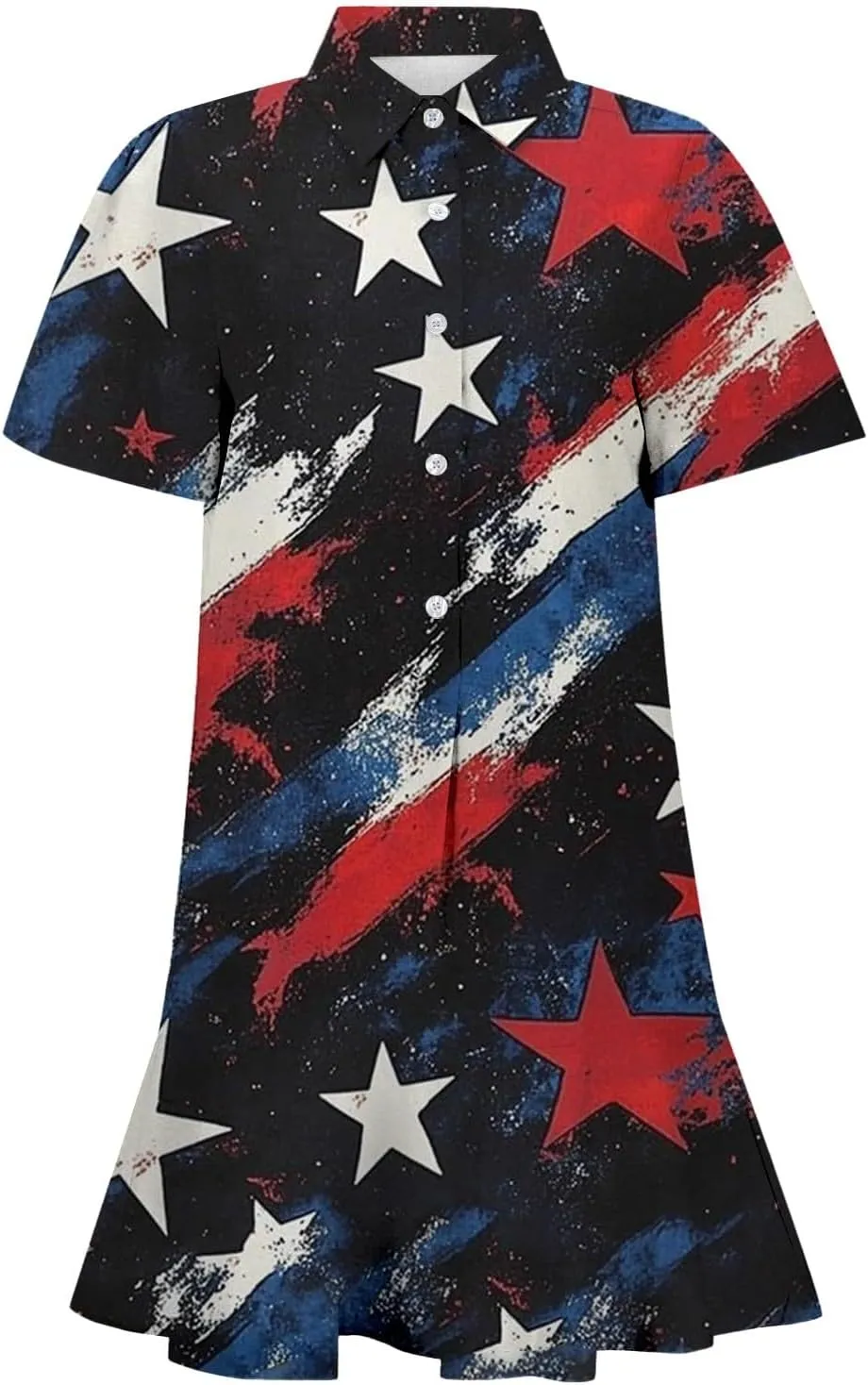 American Flag Dress for Women 4th of July Outfits Patriotic Dress Fourth of July Outfit Summer Boho Beach Sundresses