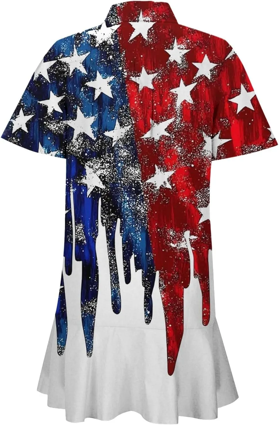 American Flag Dress for Women 4th of July Outfits Patriotic Dress Fourth of July Outfit Summer Boho Beach Sundresses