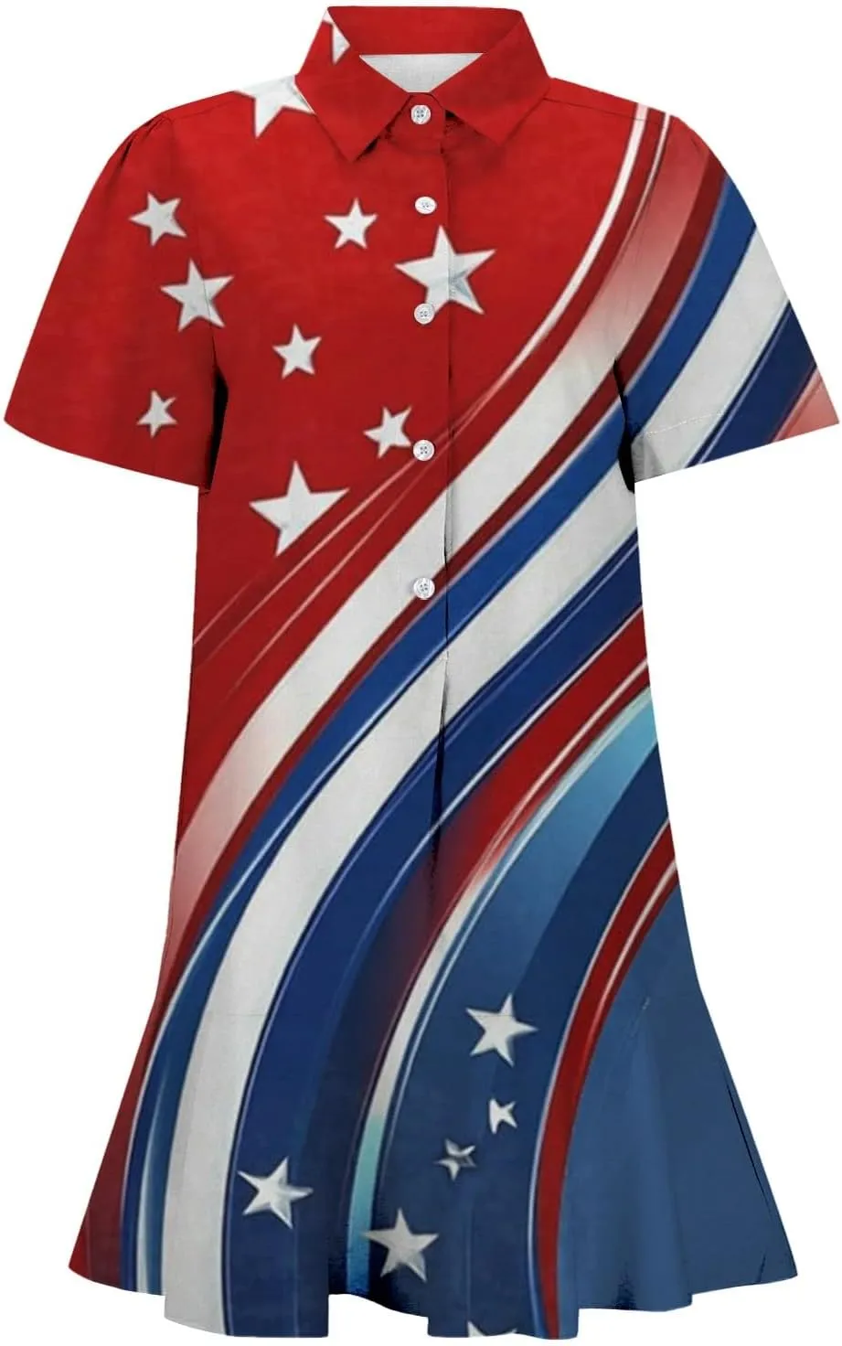 American Flag Dress for Women 4th of July Outfits Patriotic Dress Fourth of July Outfit Summer Boho Beach Sundresses