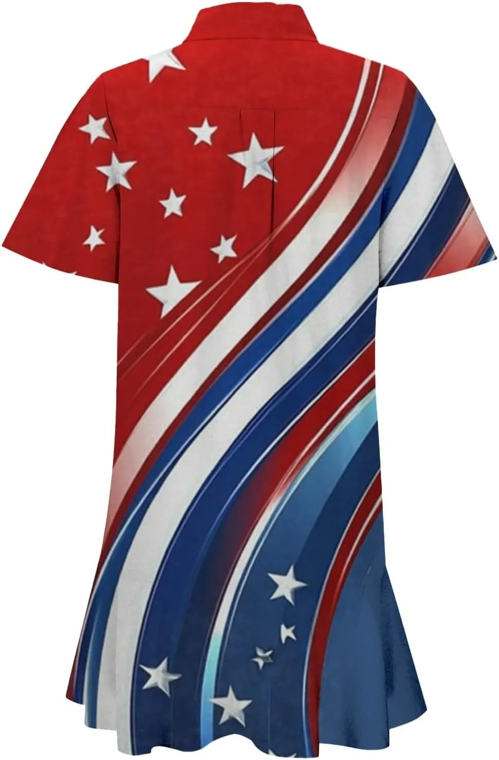 American Flag Dress for Women 4th of July Outfits Patriotic Dress Fourth of July Outfit Summer Boho Beach Sundresses