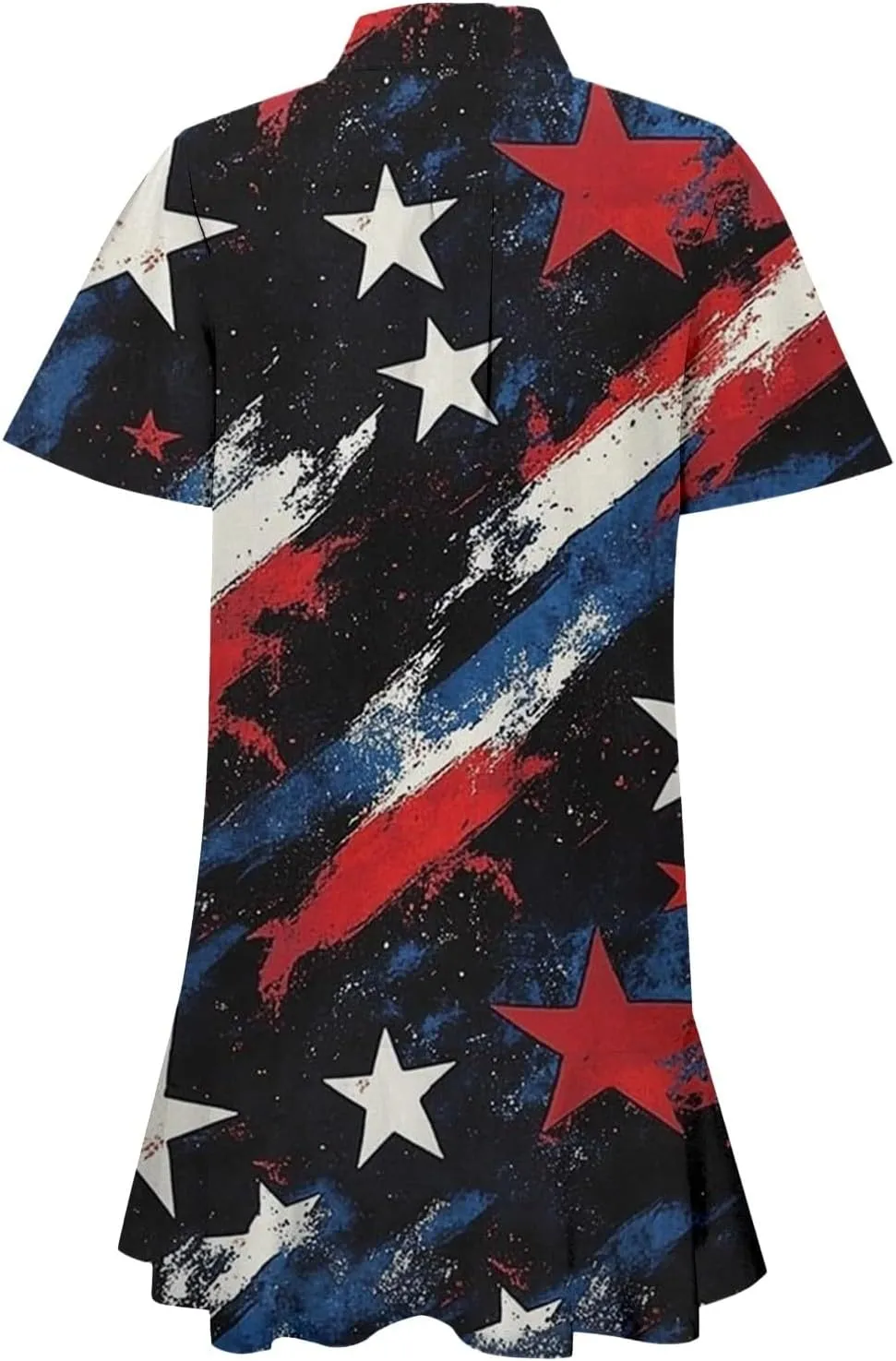 American Flag Dress for Women 4th of July Outfits Patriotic Dress Fourth of July Outfit Summer Boho Beach Sundresses