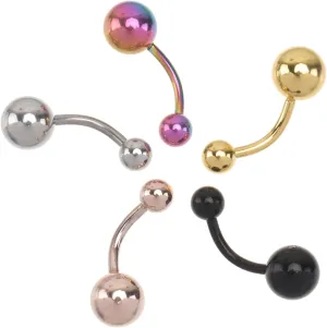 BESPORTBLE 5pcs Stainless Steel Navel Studs Decorative Fashion Belly Rings Comfortable for Daily Wear Festive Jewelry