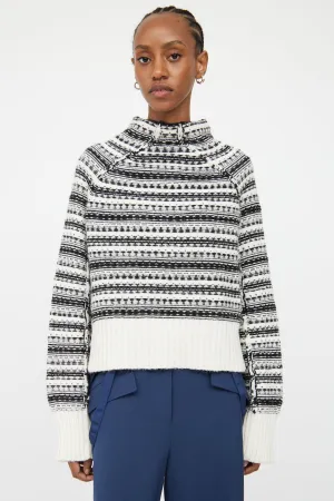 Black & White Inside Out Sweater