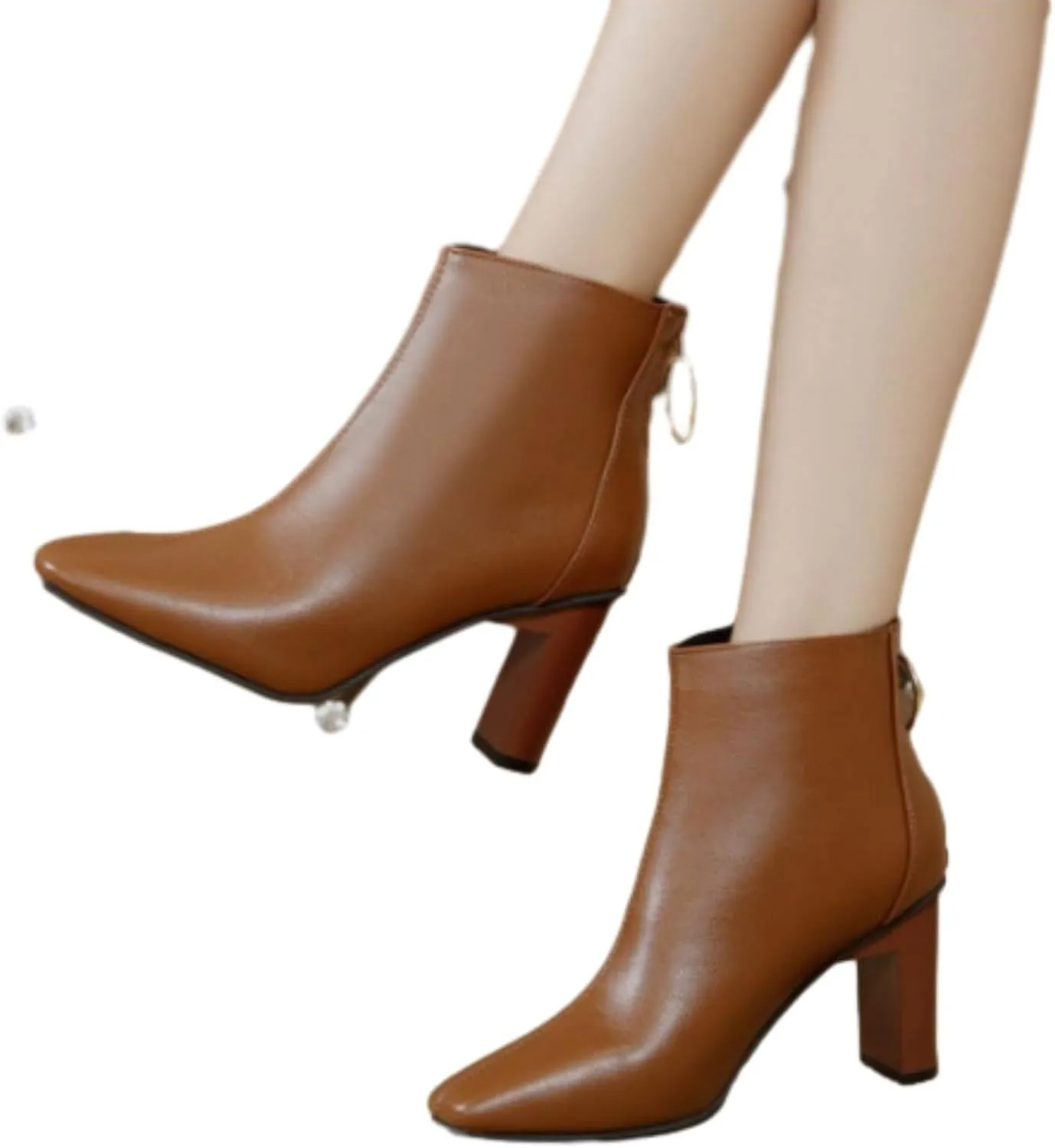 Black Ankle Boots for Women Ladies Boots Wide Calf Cowboy Boots Botas Para Mujeres Ankle Boots for Women Low Heel Dressy Dressy Ankle Booties for Women Evening