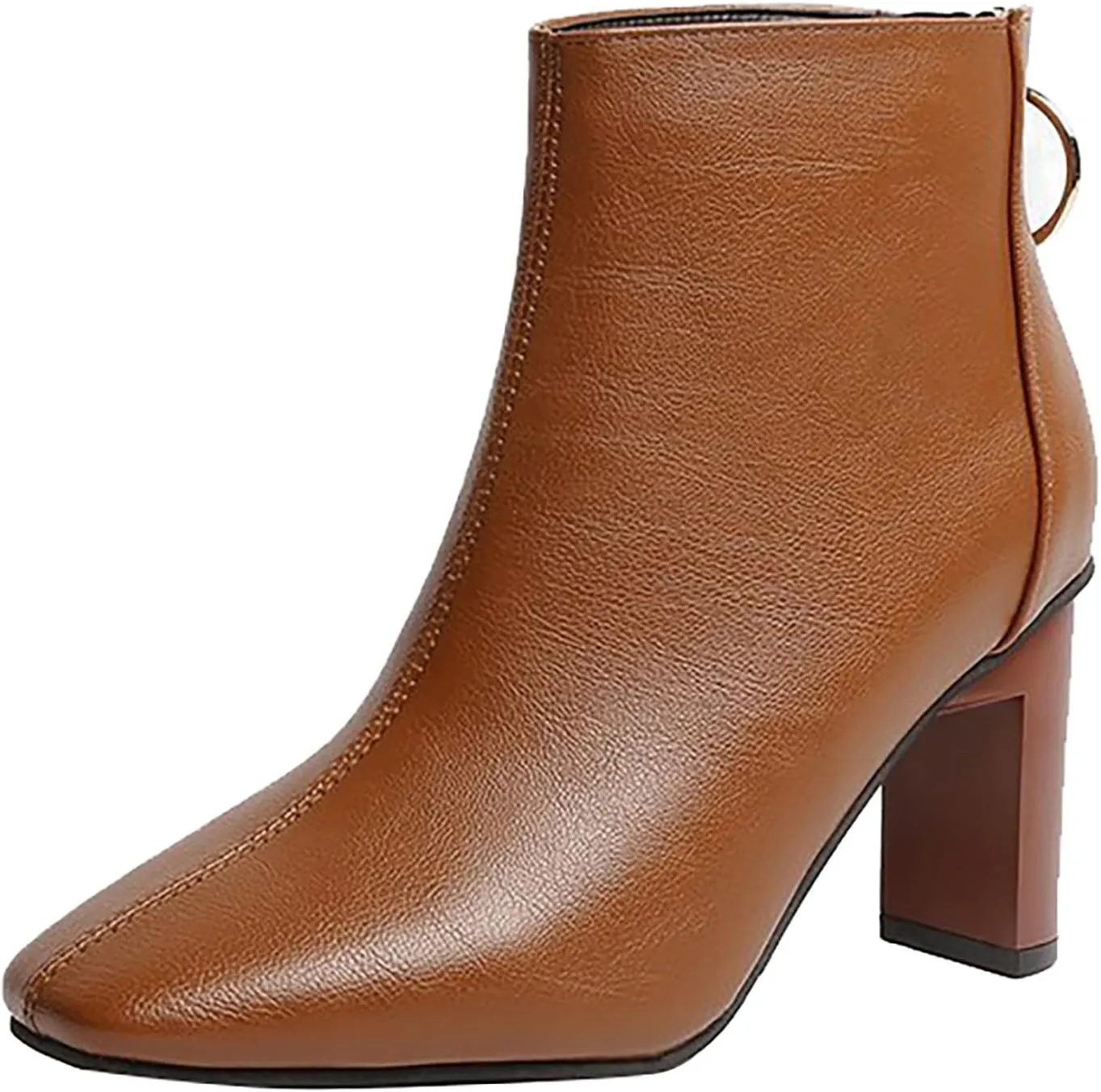 Black Ankle Boots for Women Ladies Boots Wide Calf Cowboy Boots Botas Para Mujeres Ankle Boots for Women Low Heel Dressy Dressy Ankle Booties for Women Evening