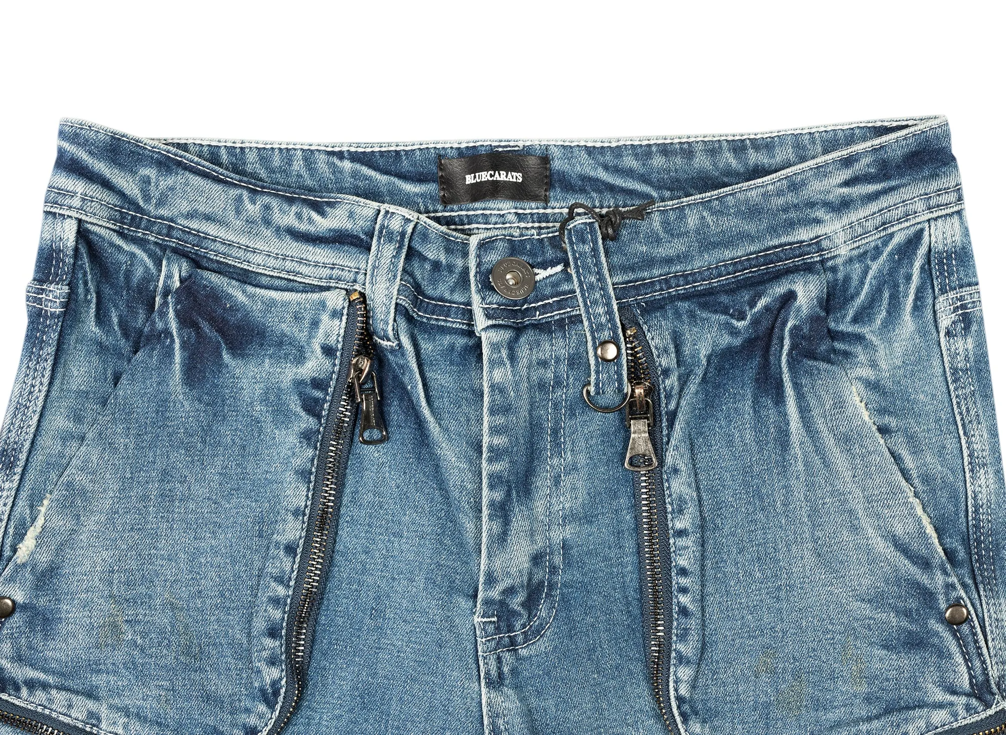 BLUECARATS Gianni Slim Fit Cargo Jeans