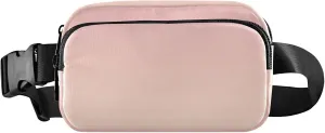 Blush Pink Blanched Almond Gradient Fanny Packs for Women Hip Pack Belt Bag Waterproof Fashion Crossbody Waist Purse