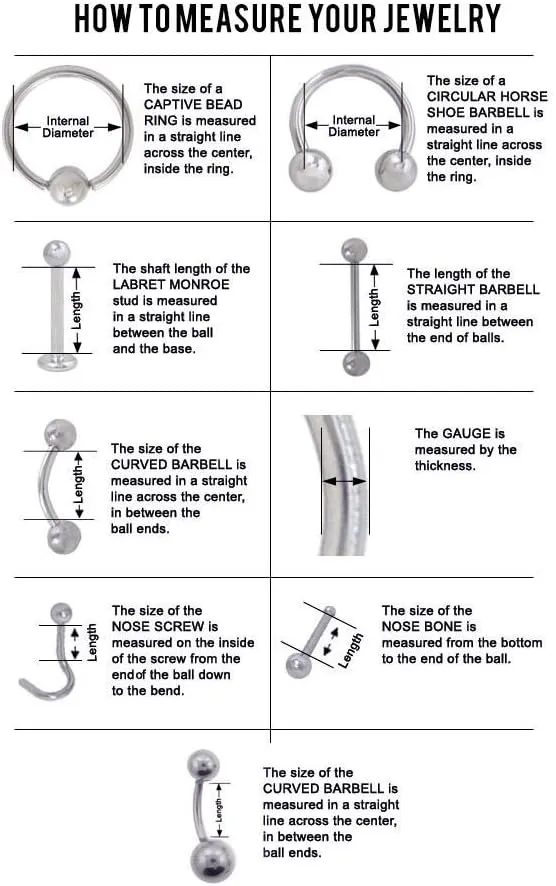 BodyJewelryOnline Cartilage/Tragus Barbell - Five Crystal Set Fan Hanging 316L Surgical Steel