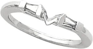 Bonyak Jewelry Platinum 1/3 CTW Diamond Band Dazzling, Size 6