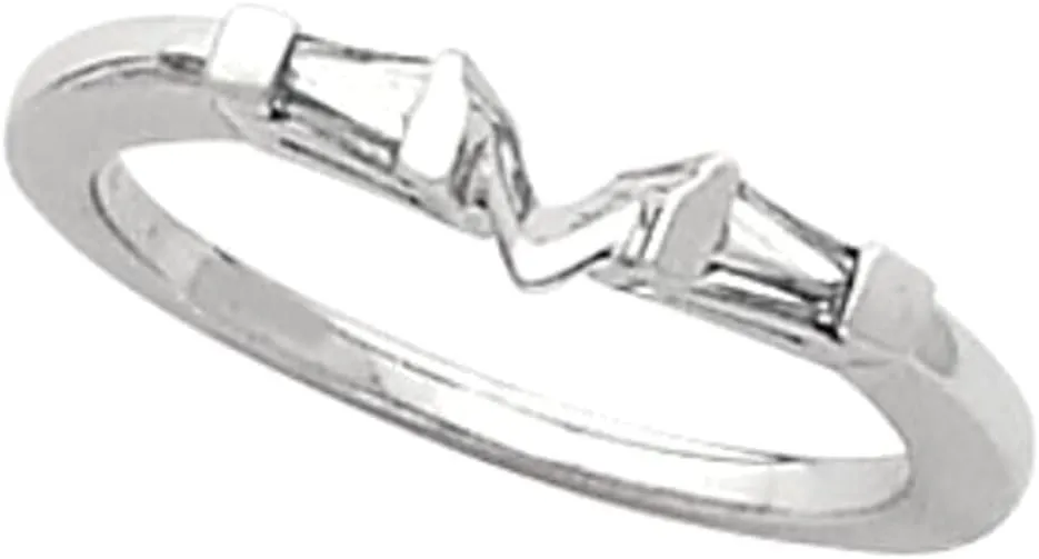 Bonyak Jewelry Platinum 1/3 CTW Diamond Band Dazzling, Size 6