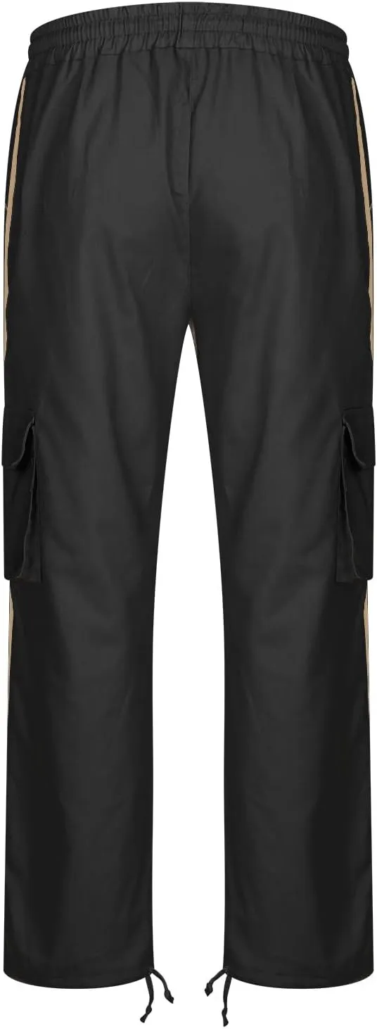 Cargo Pants for Men Baggy Relaxed Fit Causal Work Trousers Outdoor Hiking Cargo Sweatpants Pockets Athletic Joggers