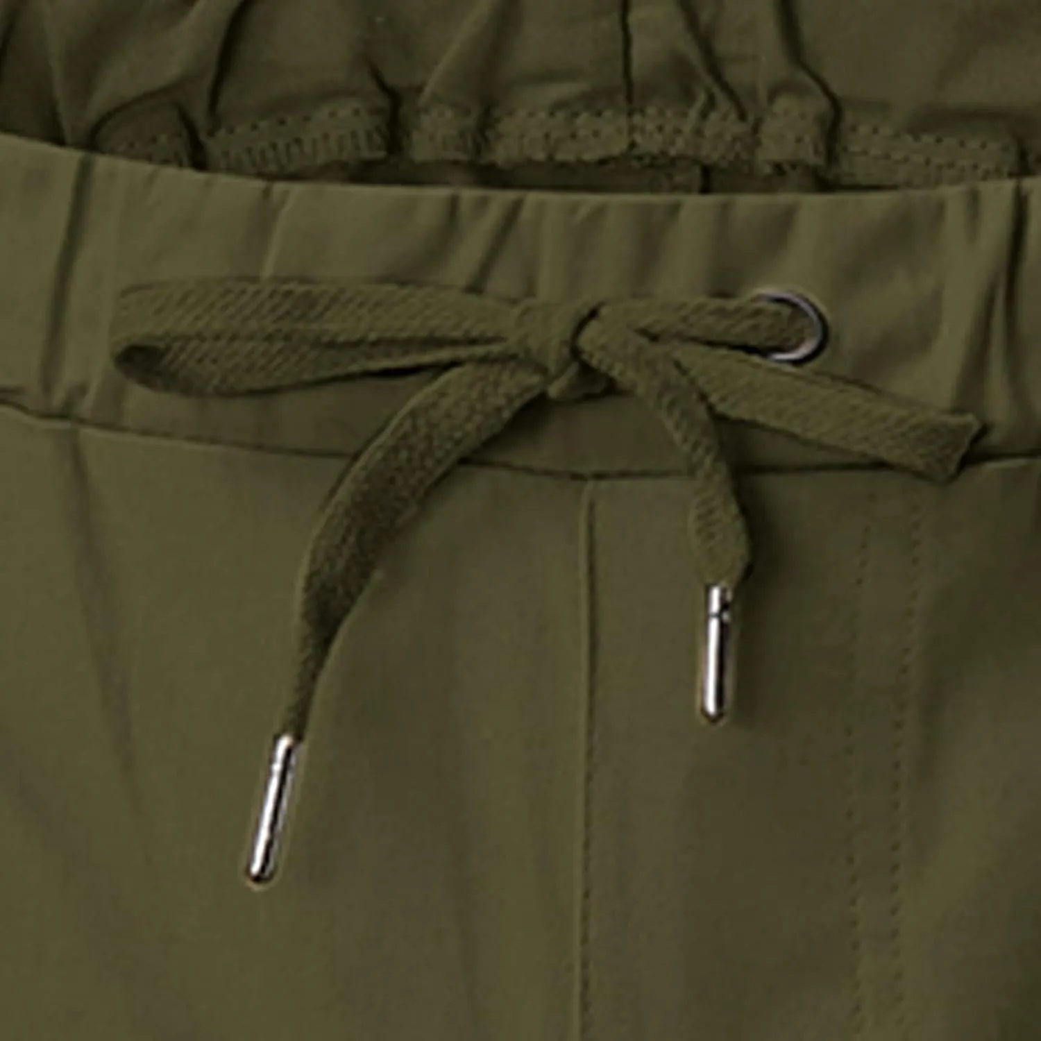 Cargo Pants for Men Relaxed Fit Waist Drawstring Athletic Trousers Casual Stretch Baggy Joggers Pockets Men's Outdoor