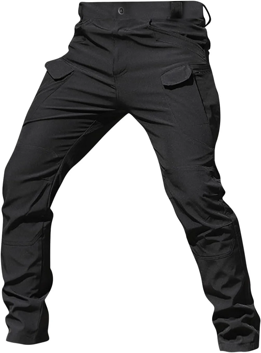Cargo Work Pants for Men Pockets Fashion Y2K Pants Baggy Ripstop Stretch Casual Pants Relaxed Fit Tactical Trousers