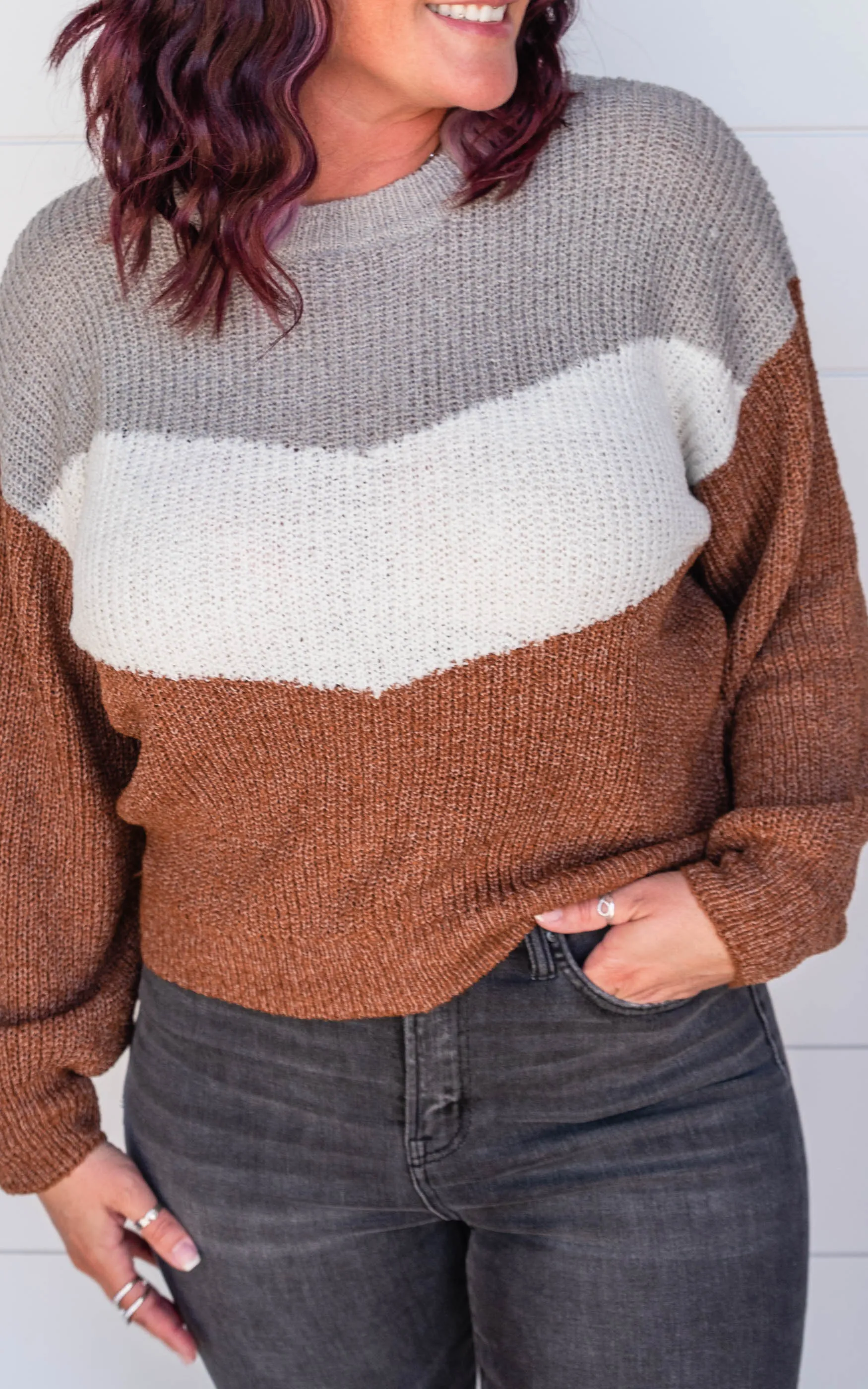 Chevron Colorblock Sweater | FINAL SALE