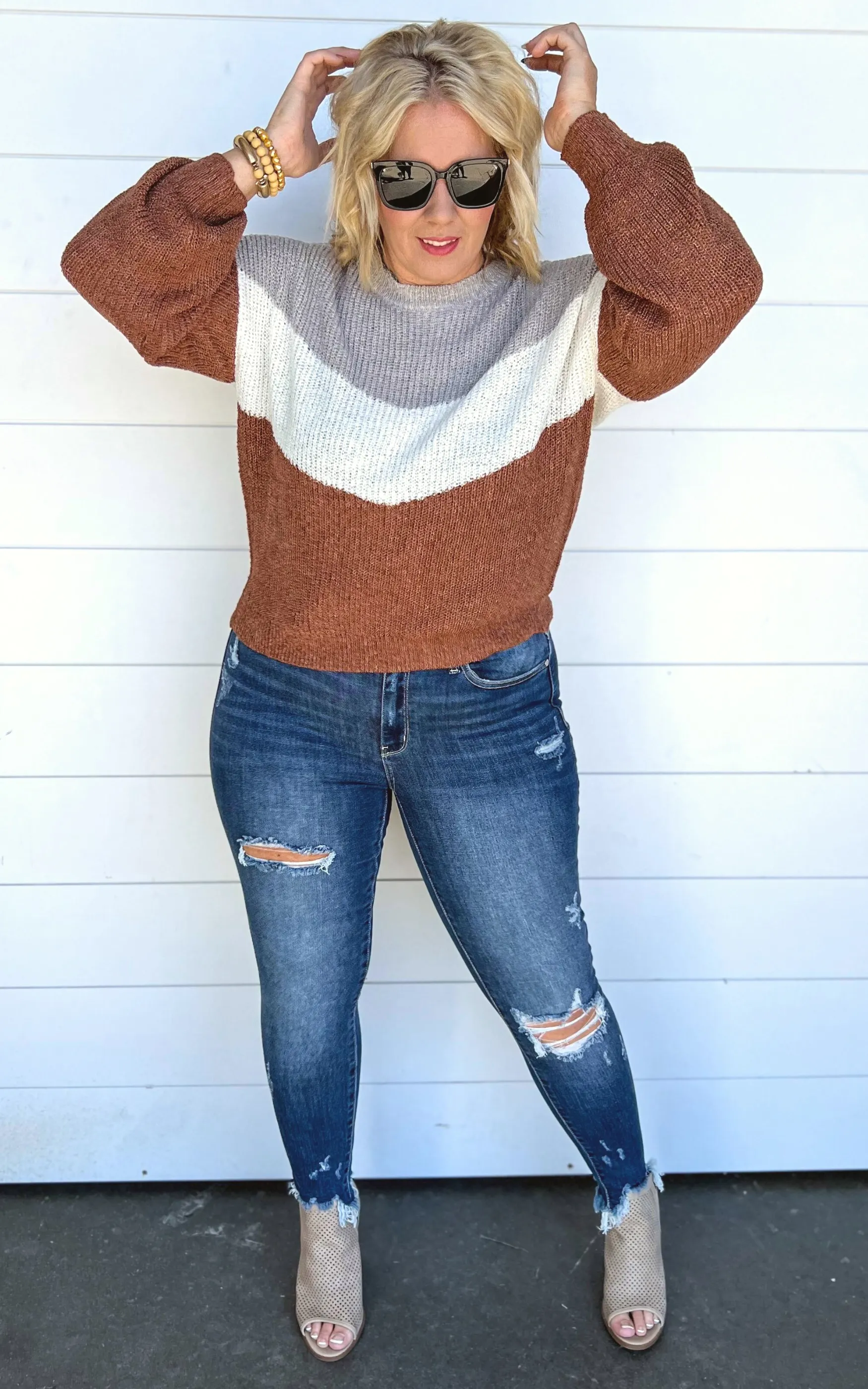Chevron Colorblock Sweater | FINAL SALE