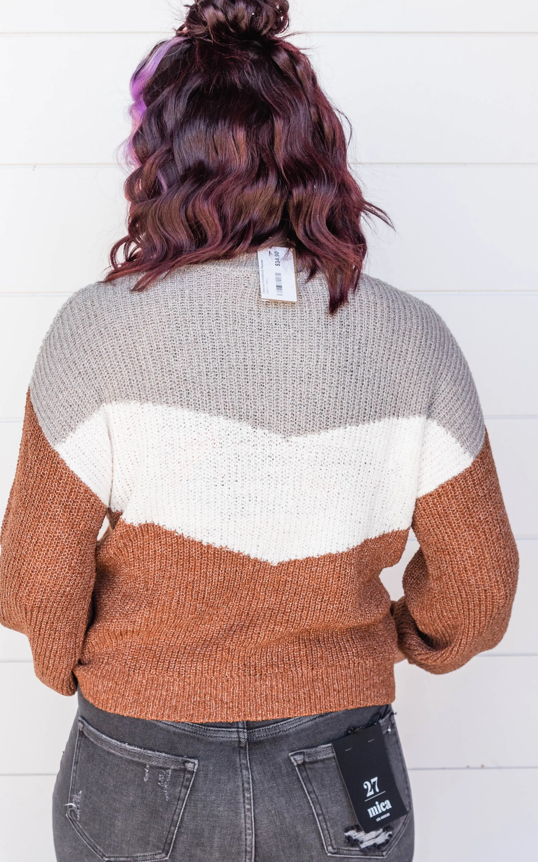 Chevron Colorblock Sweater | FINAL SALE