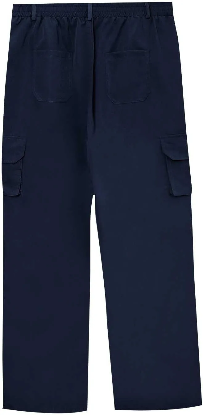 Chinos Pants Men Slim Fit Cargo Pants Stretch Relaxed Fit Jogger Sweatpants Straight Fit Hiking Work Pants w/Pockets
