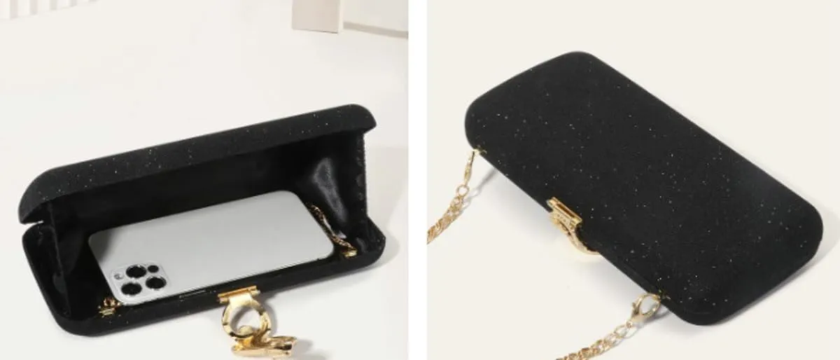 Clutch Purses Women Snake Buckle Sparkly Evening Handbag Formal Cute Evening Clutch Bag for Prom Wedding Party 2025