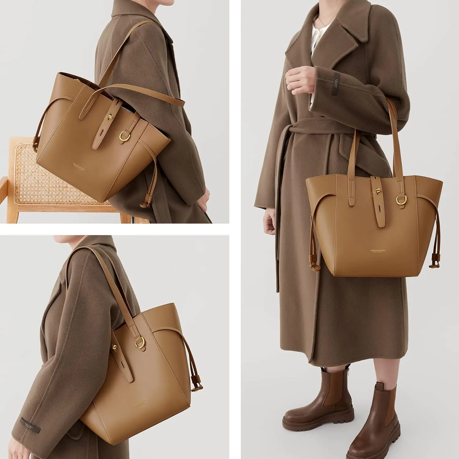 Cnoles Women Purse And Handbags for Women Tote Shoulder Crossbody Satchel Hobo Bags Purse Designer Handbags Genuine Leather