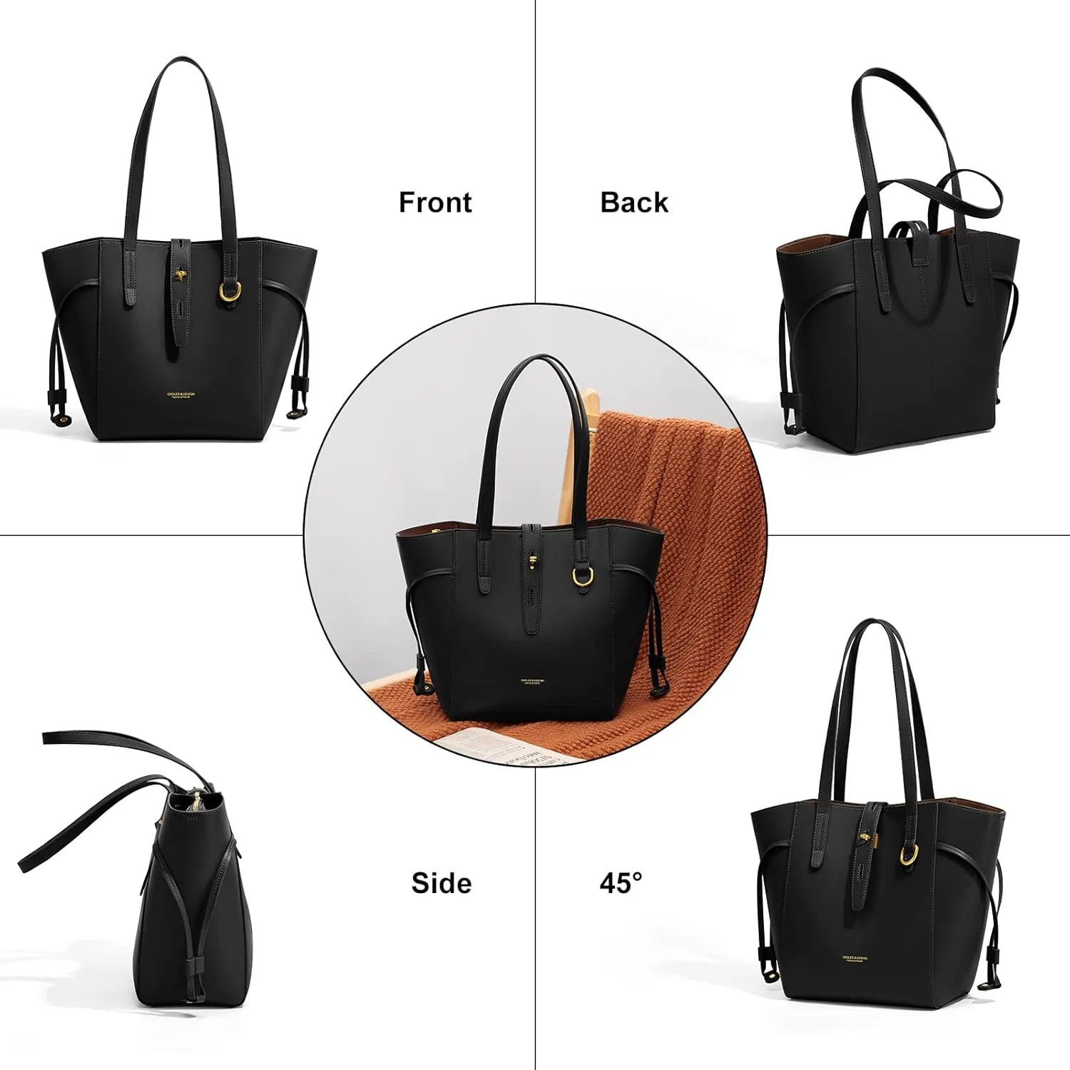 Cnoles Women Purse And Handbags for Women Tote Shoulder Crossbody Satchel Hobo Bags Purse Designer Handbags Genuine Leather