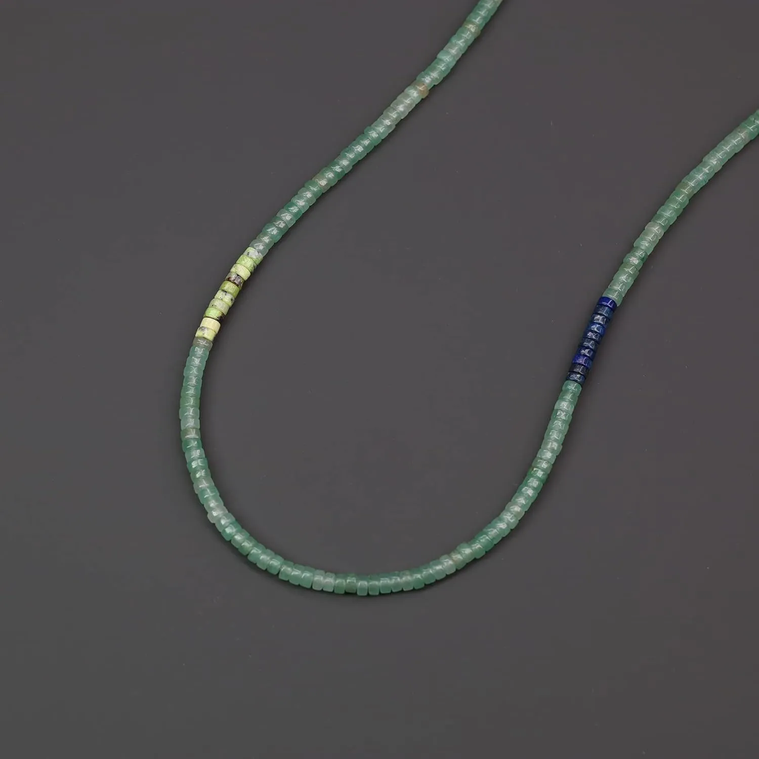 COAI Men's Beaded Necklace, Heishi Crystal Necklace for Men 20-26??