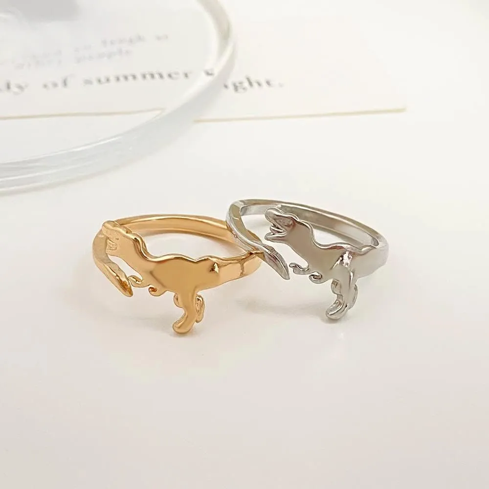 COLORFUL BLING Butterfly Knuckle Stacking Rings Set Knuckle Heart Lightning Dinosaur Adjustable for him and her Couples Friendship Best Friends Matching Promise Love Wedding Jewelry