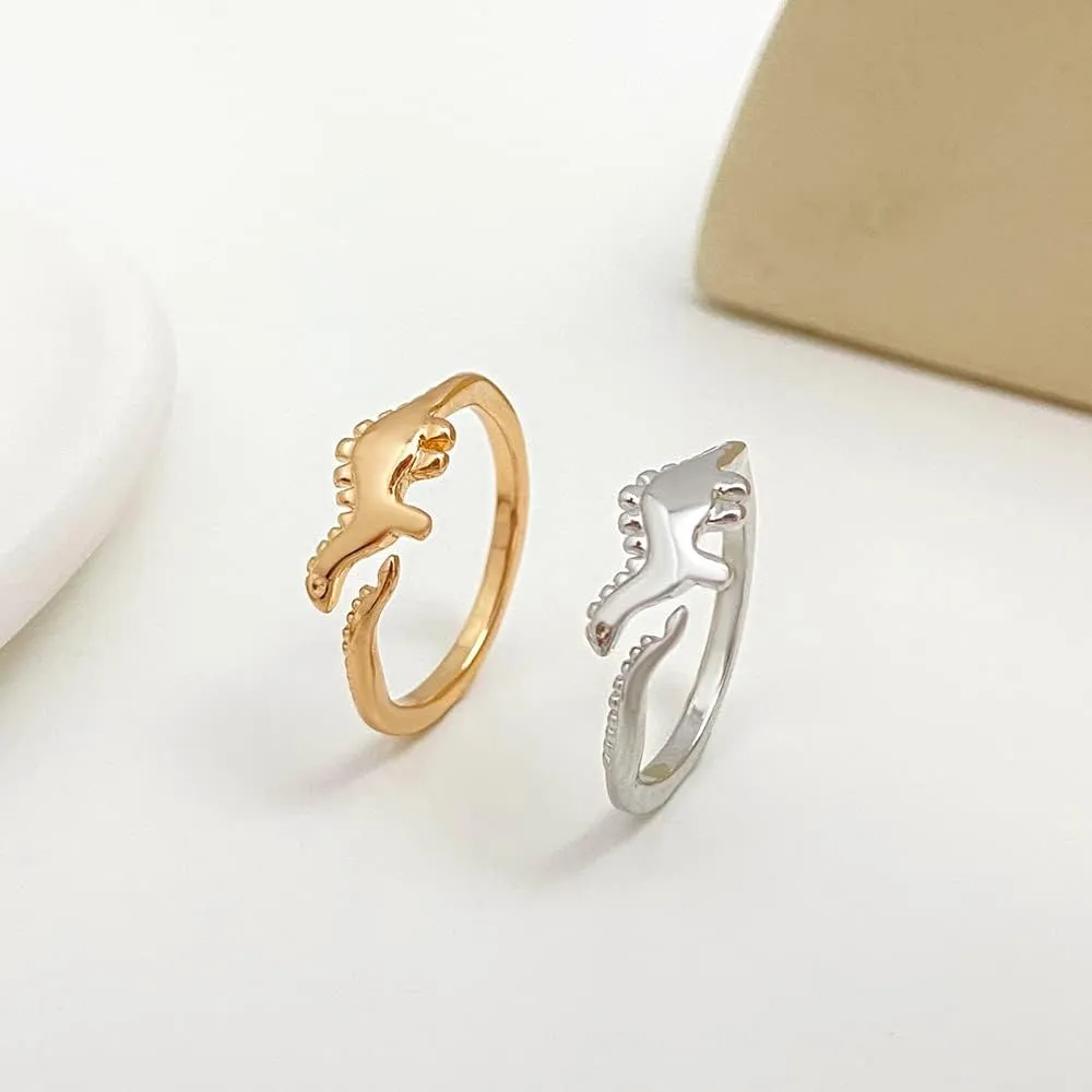 COLORFUL BLING Butterfly Knuckle Stacking Rings Set Knuckle Heart Lightning Dinosaur Adjustable for him and her Couples Friendship Best Friends Matching Promise Love Wedding Jewelry