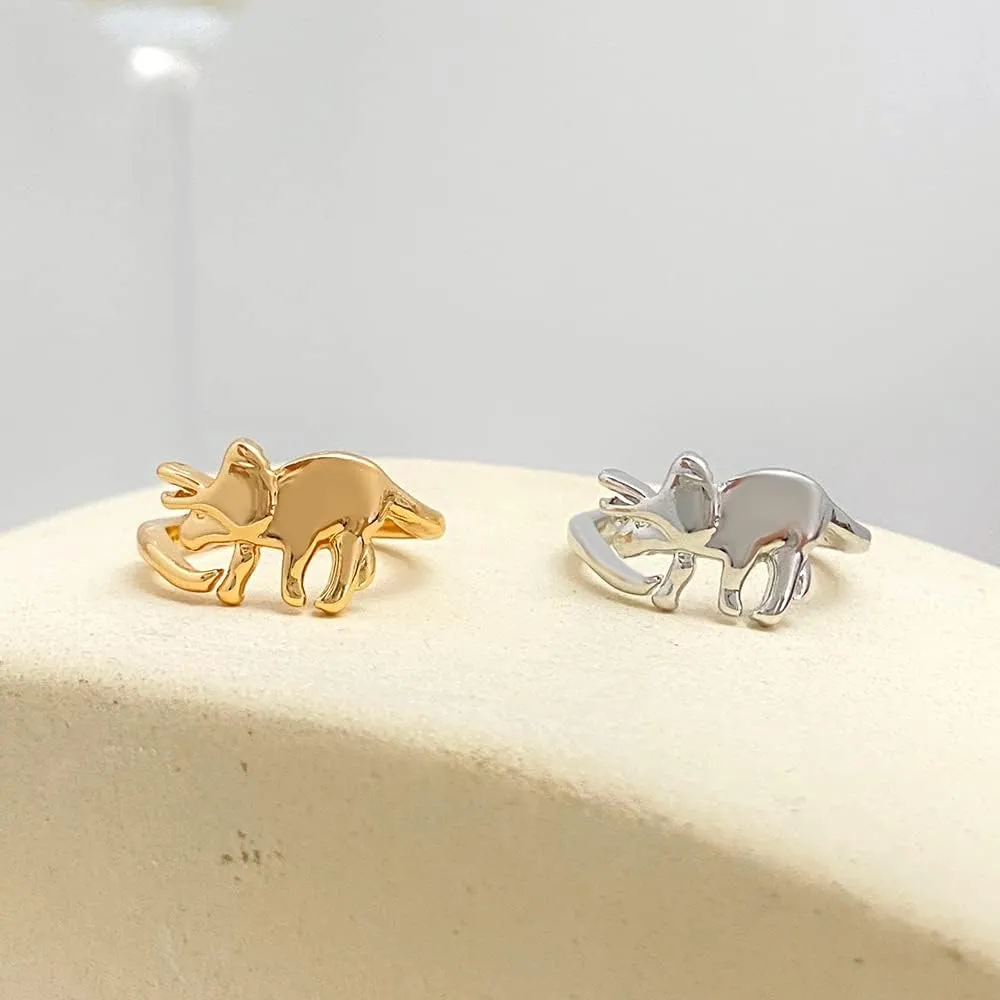 COLORFUL BLING Butterfly Knuckle Stacking Rings Set Knuckle Heart Lightning Dinosaur Adjustable for him and her Couples Friendship Best Friends Matching Promise Love Wedding Jewelry