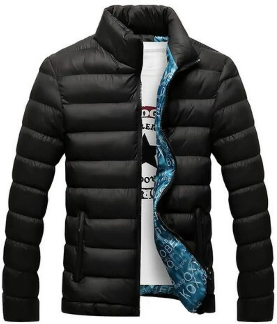 Colygamala Men's Winter Cotton Padded Jacket Sports Quilted Outerwear Coat