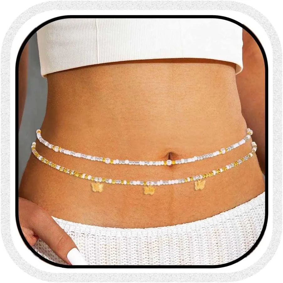 COSYDAYS Waist Beads African Belly Beaded for Women