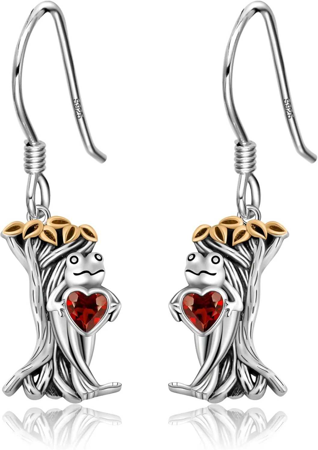 Dangle Earrings 925 Sterling Silver Lotus Flower Earrings for Women Yoga Dangle Earrings Lightweight Dangle Earrings Mother's Day Jewelry