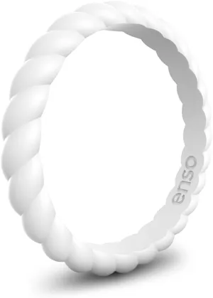 Enso Rings Stackable Silicone Wedding Rings  Multiple Designs for Everyday Wear - Comfortable and Flexible