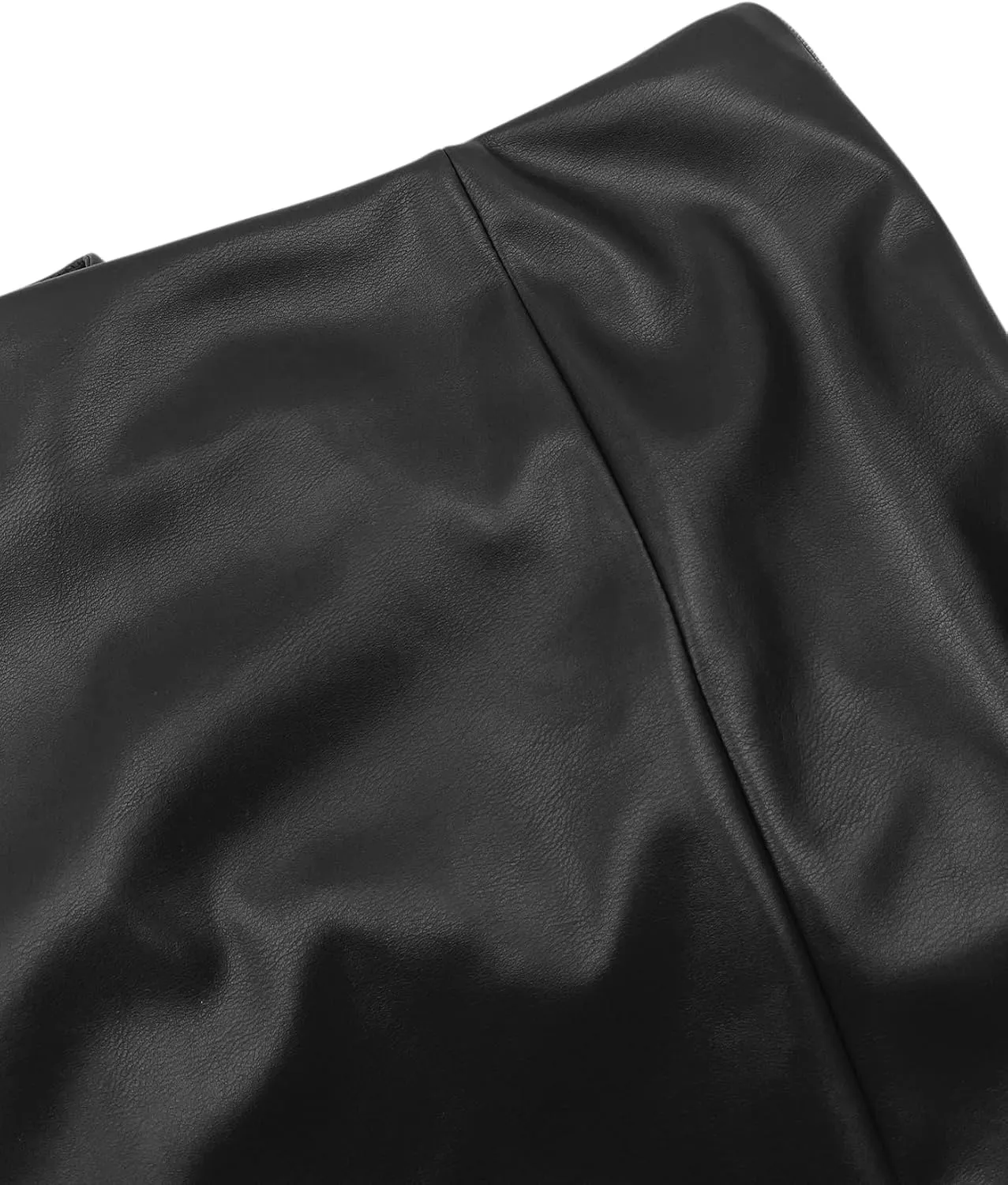 Fallorchid Women's Faux Leather Shorts Sexy Skinny Mini Shorts Hot Pants