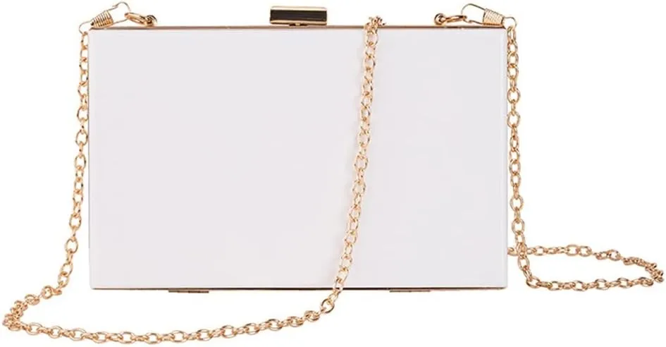 Female Acrylic Box Transparent Cross-body Mini Banquet Holding Dinner Bag Women