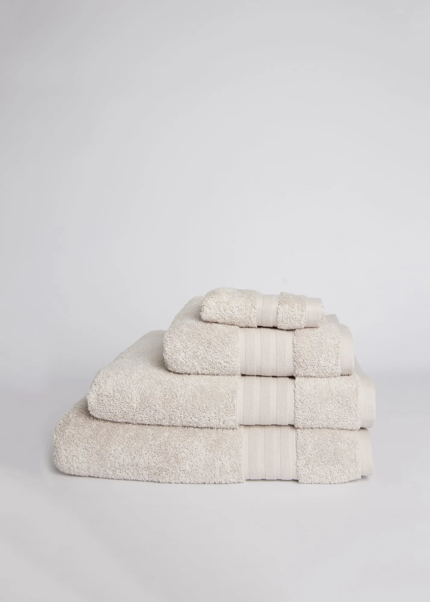Foxford Luxury Cotton Towel Bundle - Silver