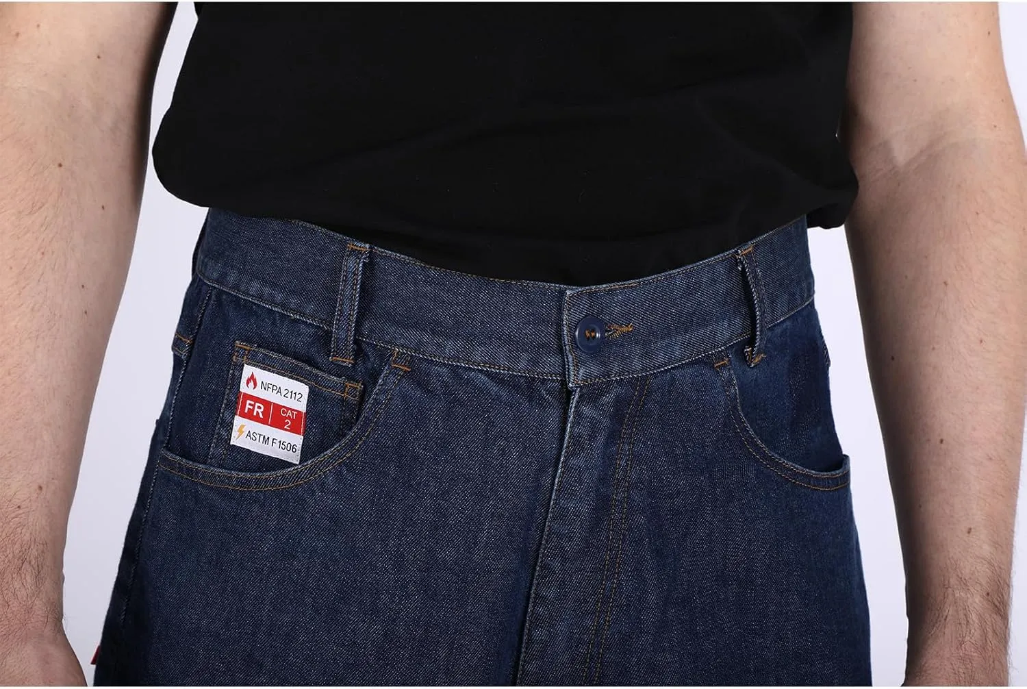 FR Pants for Men FR Jeans 13oz Flame Resistant/Fire Retardant Jeans Workwear Pants