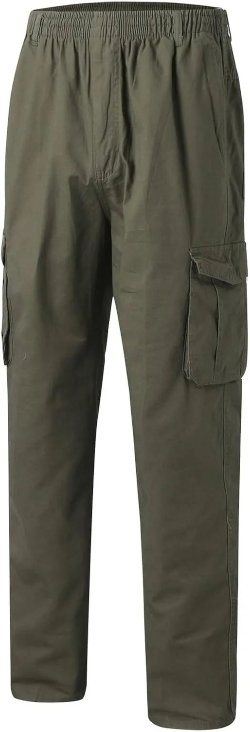 FZVYD Black Pants Men's Relaxed Fit Causal Work Streetwear Baggy Joggers Drawstring Sweatpants with Pockets 2023
