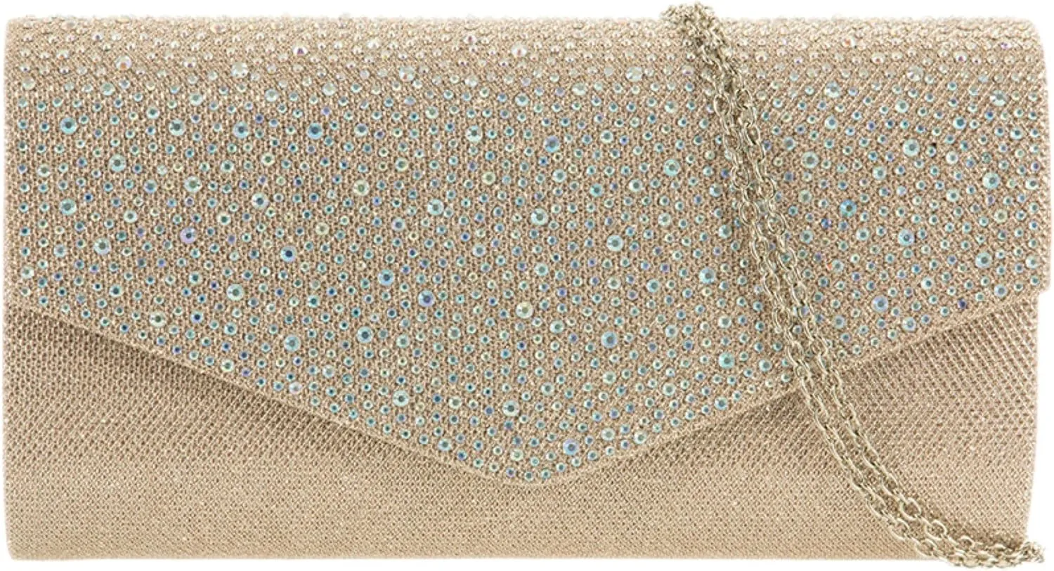 Girly HandBags Womens Ladies Shimmer Clutch Bag