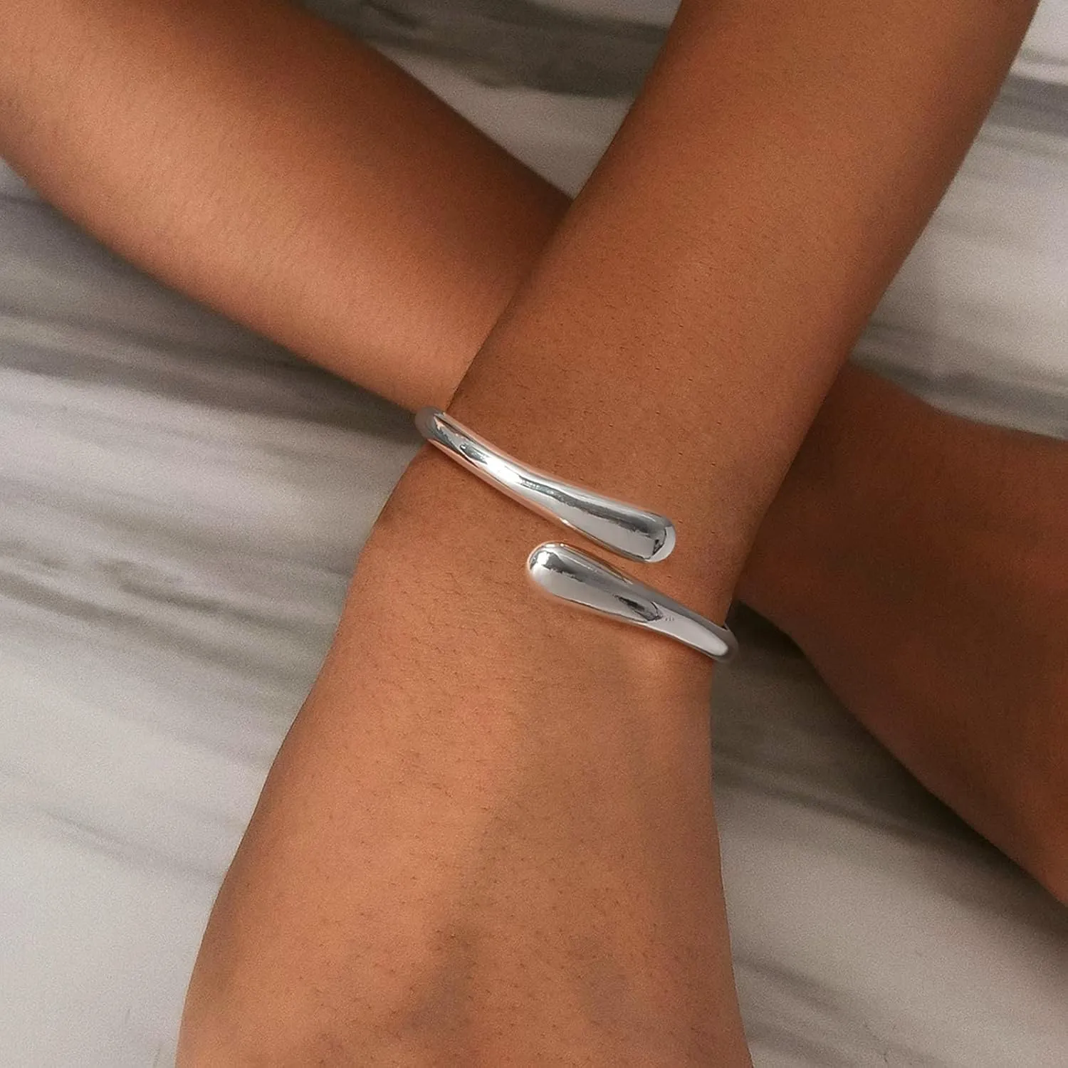 Gold Cuff Bracelets for Women Bangles Bracelets and Ring Set Gold Ring Wide Open Bracelet Jewelry Set for Women Birthday
