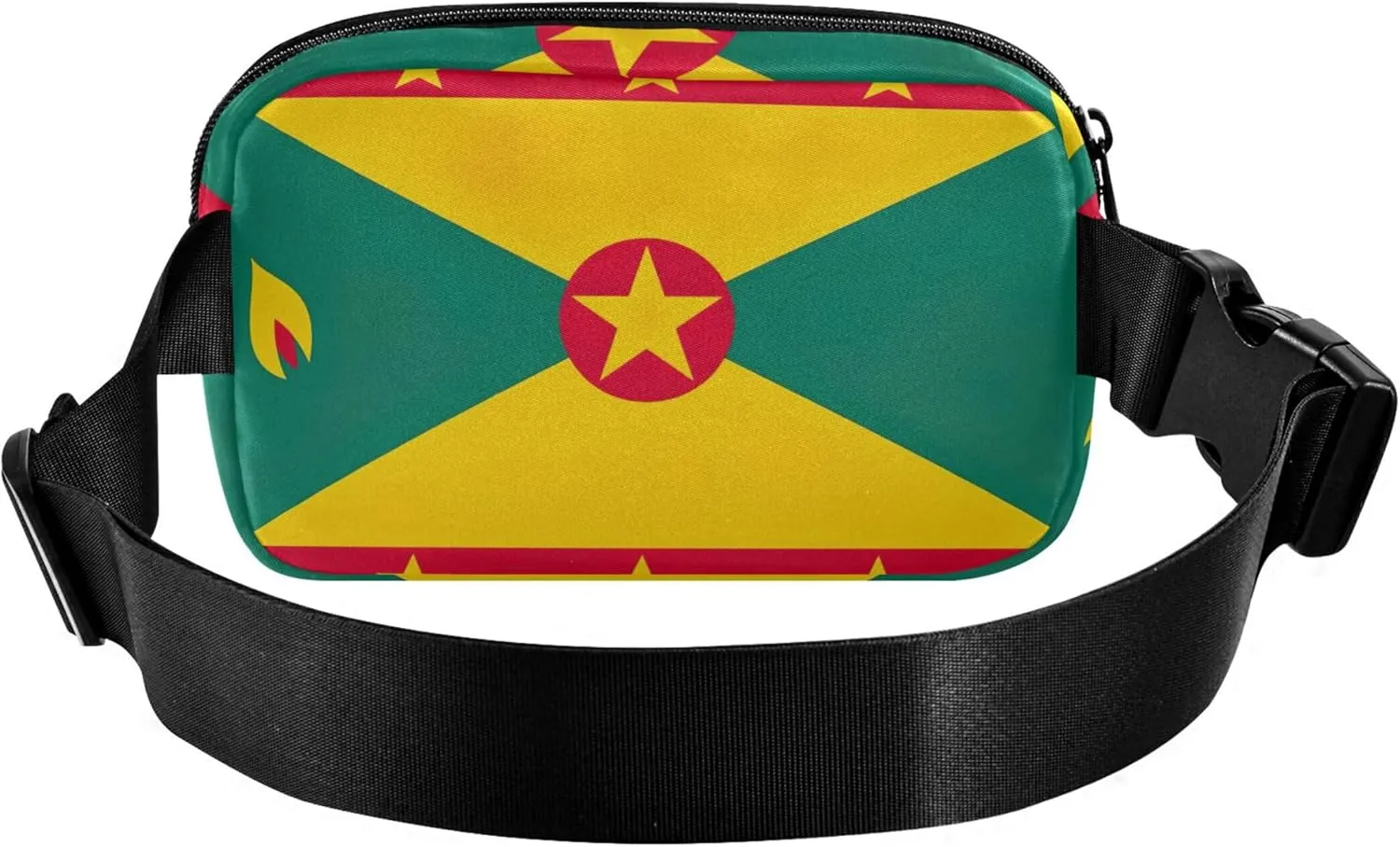 Grenadian Flag Patriotic Symbol Fanny Pack for Women Waterproof Hip Bag Belt Pouch Cute Crossbody Waist Pack