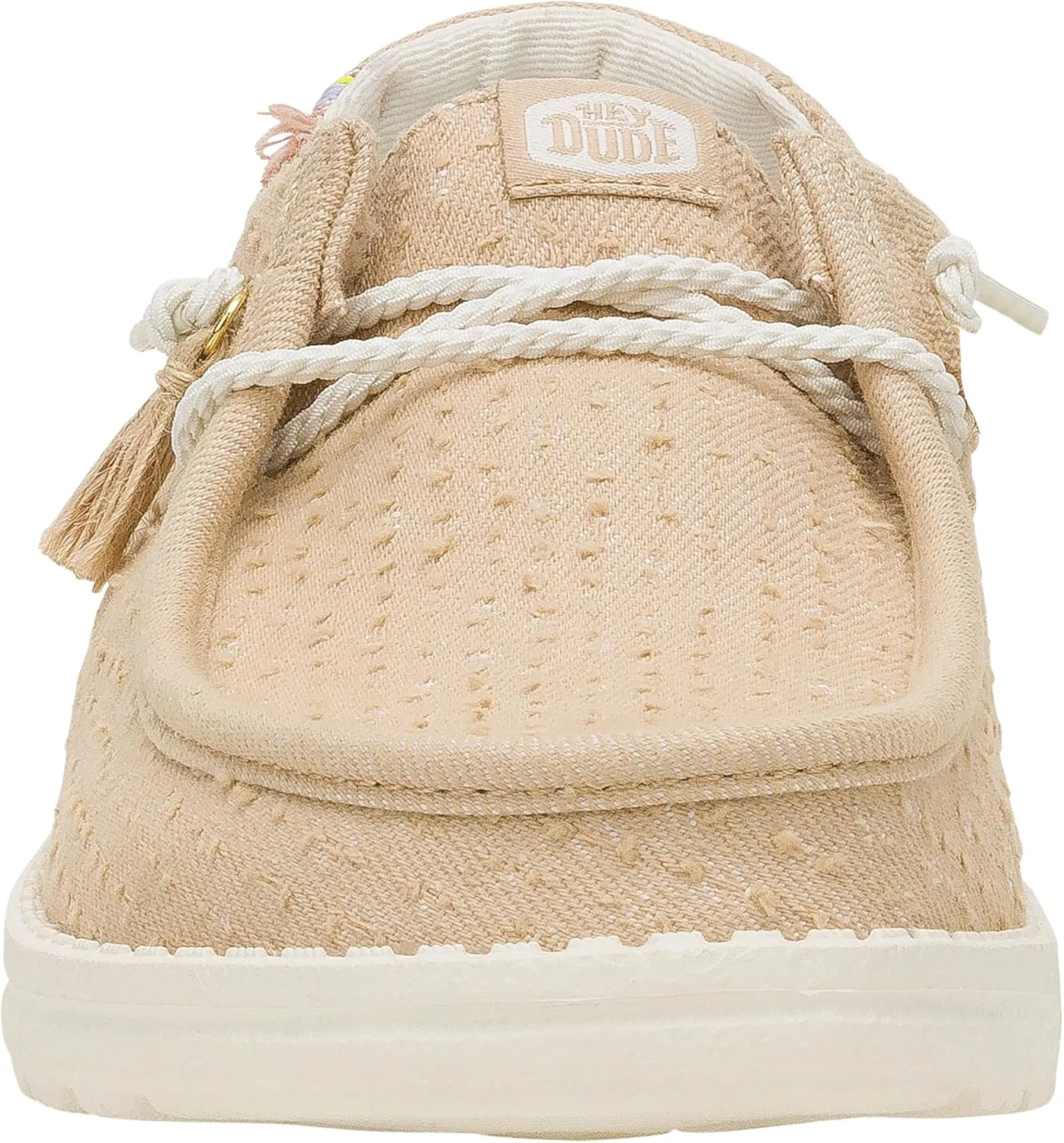 HEYDUDE Wendy Perf Canvas, Women??s Shoes, Women??s Slip-on Loafers, Comfortable & Light-Weight