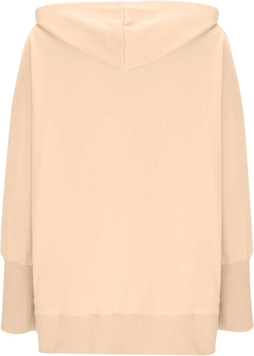 HGps8w Women's Half Button Oversized Hoodies, Casual Long Sleeve Loose Pullover Hooded Sweatshirt Trendy Tunic Blouses
