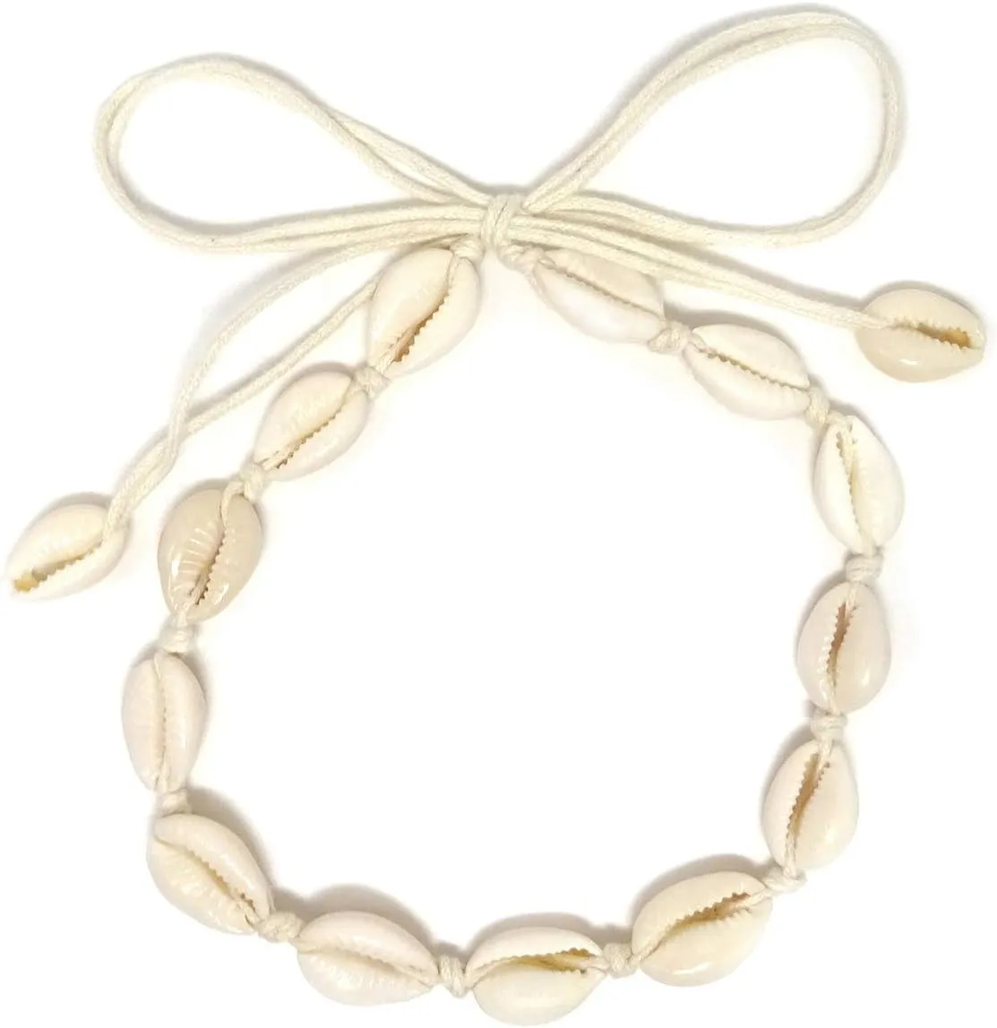 Honbay Natural Shell Necklace Handmade Summer Beach Shell Choker Necklace